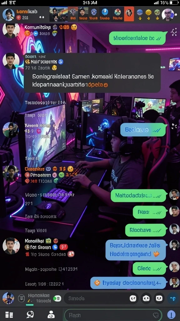 Gambaran misi yang menampilkan pemain saat menghadapi tantangan.