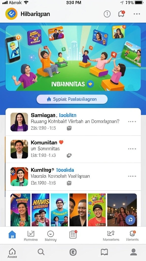 Mode permainan yang beragam dan seru.