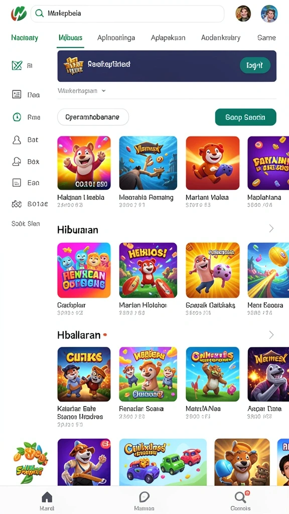Aksi seru dalam permainan dengan grafis berkualitas tinggi.
