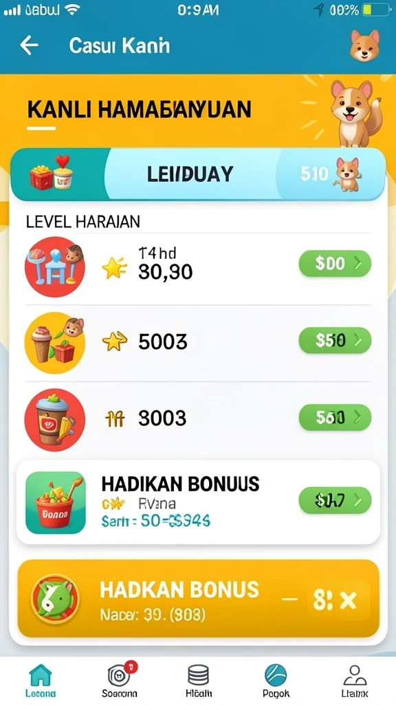 Pemandangan menakjubkan di salah satu level petualangan.