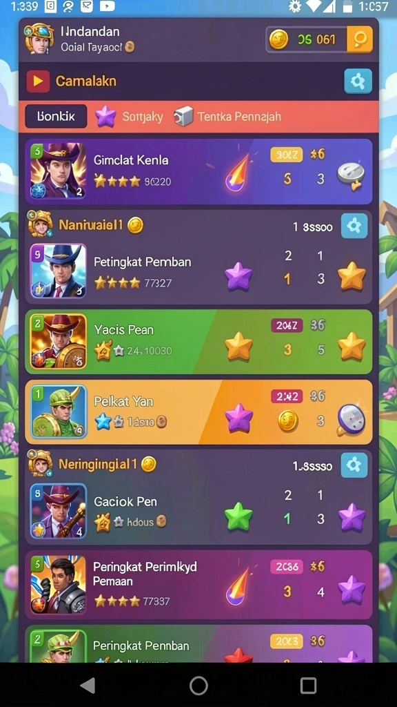 Gameplay seru dengan berbagai tantangan.