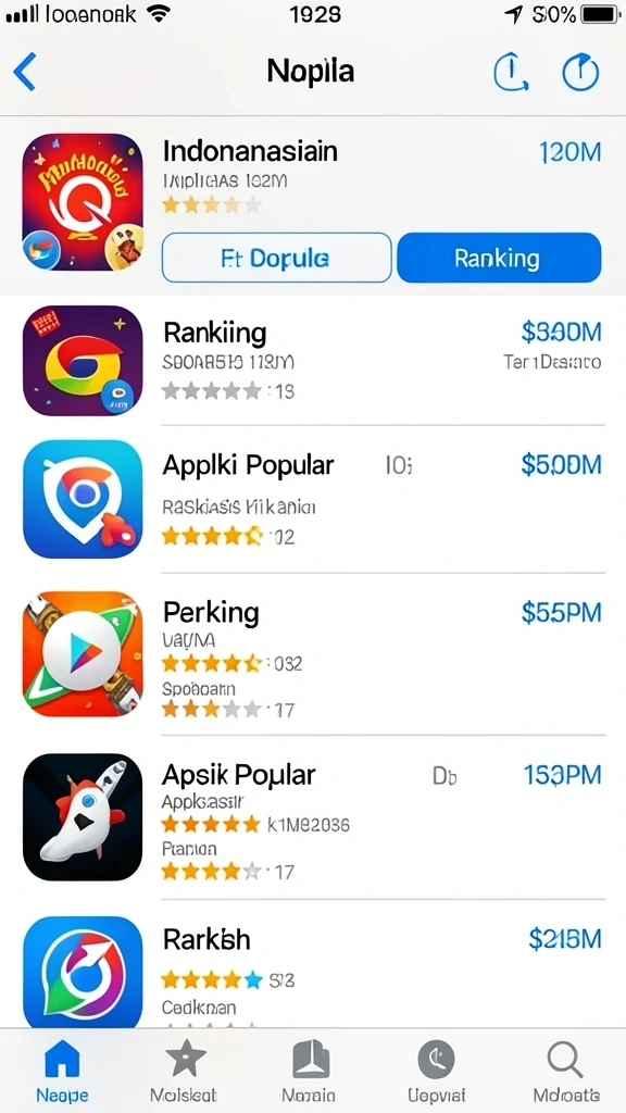 Screenshot fitur pencarian yang cepat dan efektif.