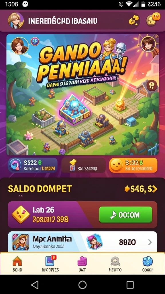 Gameplay yang intuitif dan mudah dimengerti.