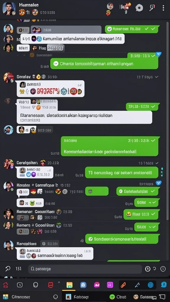 Momen seru saat melawan musuh tangguh.