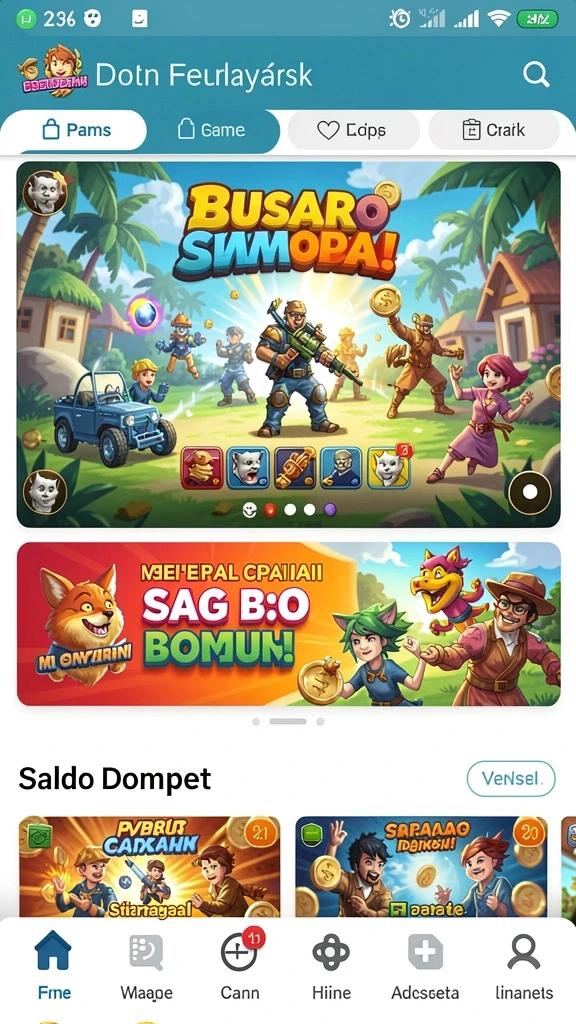 Fitur multiplayer yang memungkinkan bermain dengan teman.