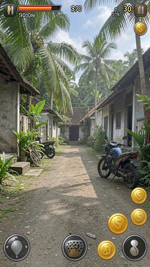 Tangkapan layar menampilkan grafik game yang memukau.