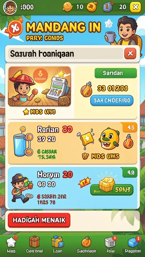 Grafis yang cerah dan efek suara yang mendalam.