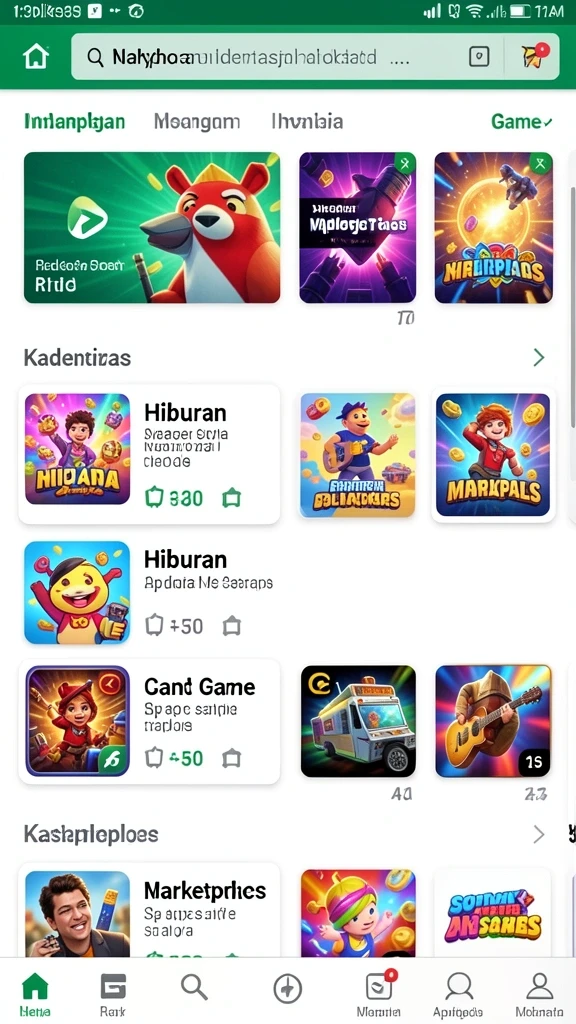 Tampilan antarmuka yang menarik dan mudah digunakan.