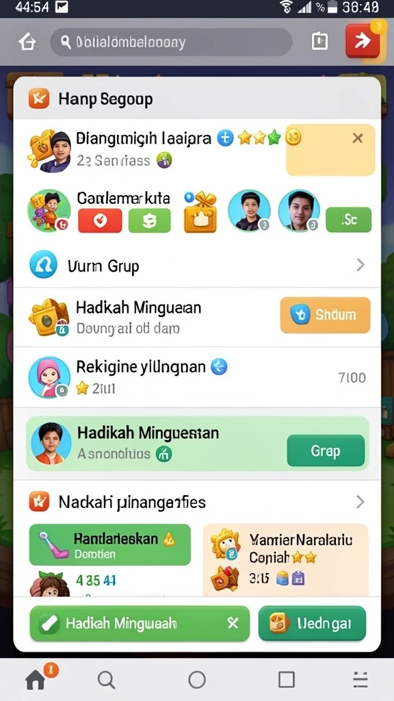 Karakter baru yang ditambahkan dalam pembaruan terbaru.