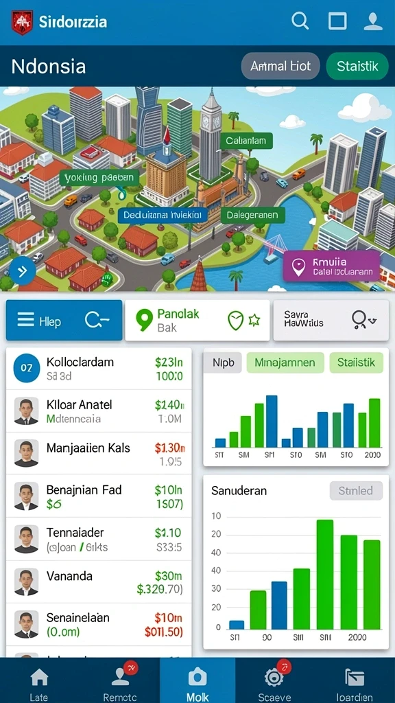 Tampilan antarmuka yang menarik dan user-friendly.