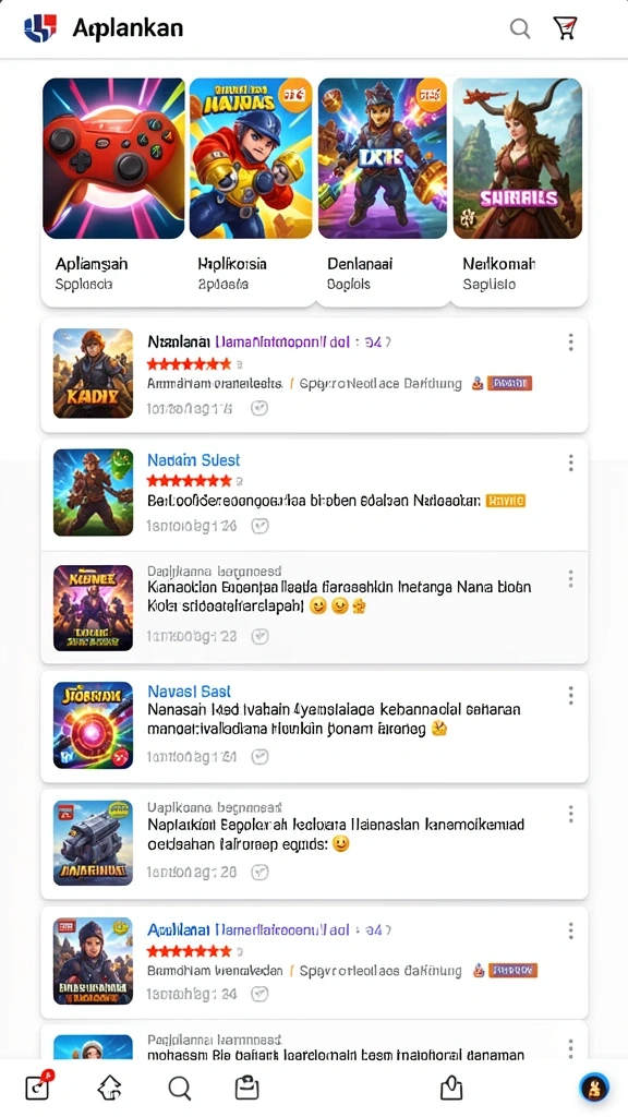 Tampilan antarmuka yang menarik dan mudah dinavigasi.