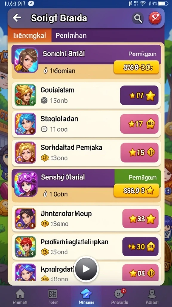 Mode permainan yang beragam dan menantang.