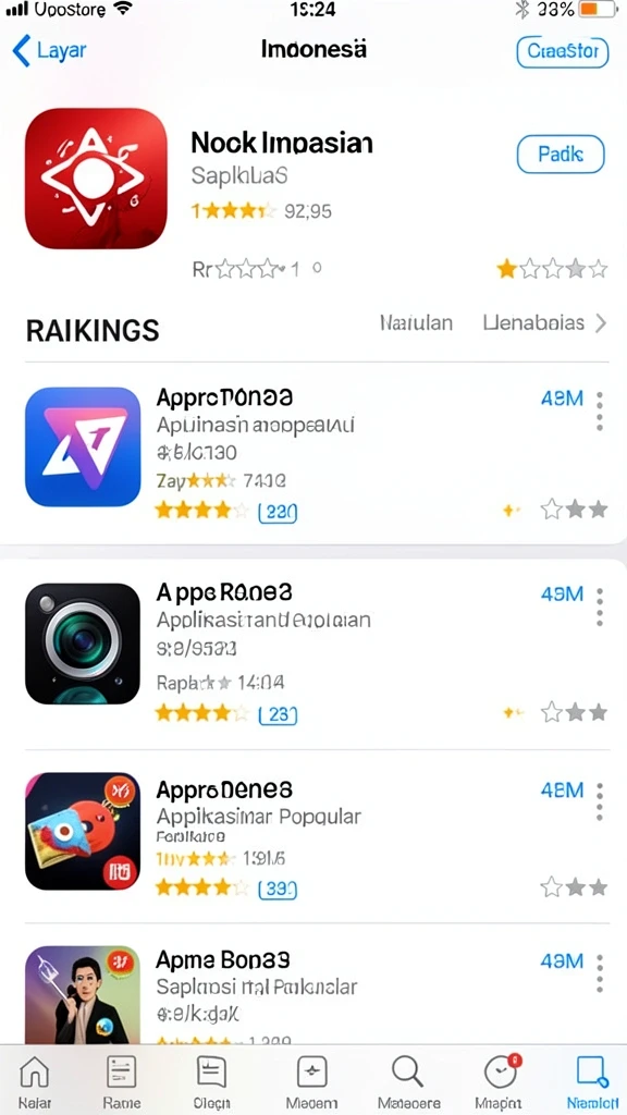 Tampilan antarmuka aplikasi KOSTOTO yang modern dan interaktif.