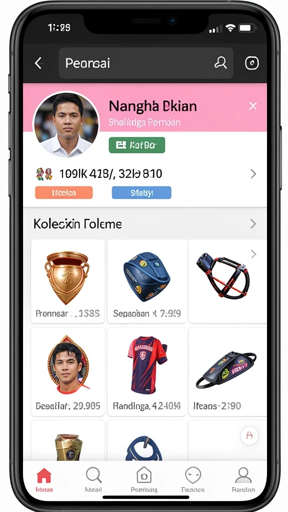Screenshot menunjukkan karakter utama sedang bertarung.