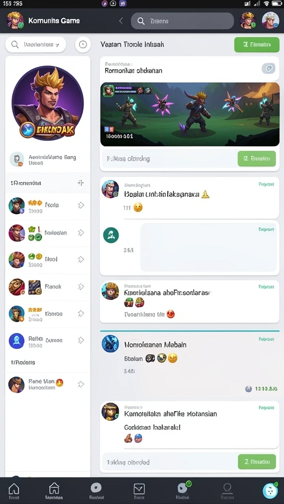 Pengguna menikmati mode multiplayer yang interaktif.