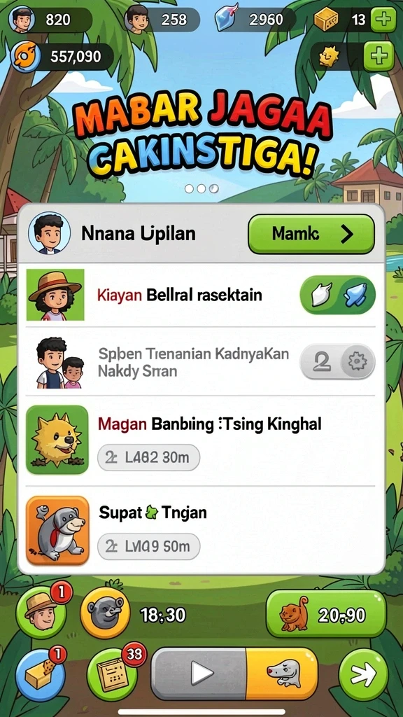 Tampilan antarmuka yang ramah pengguna.