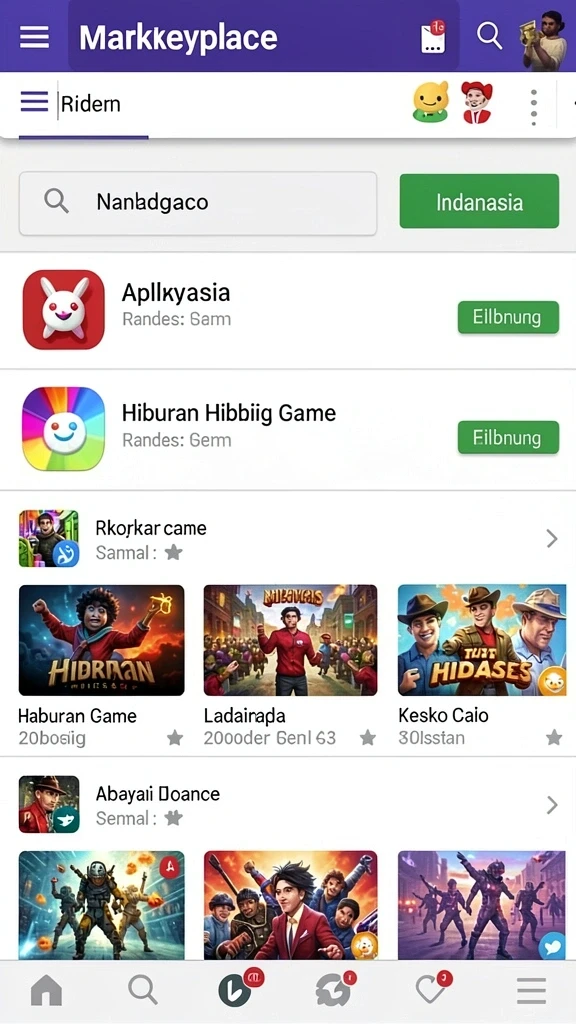 Beragam karakter unik untuk dimainkan.