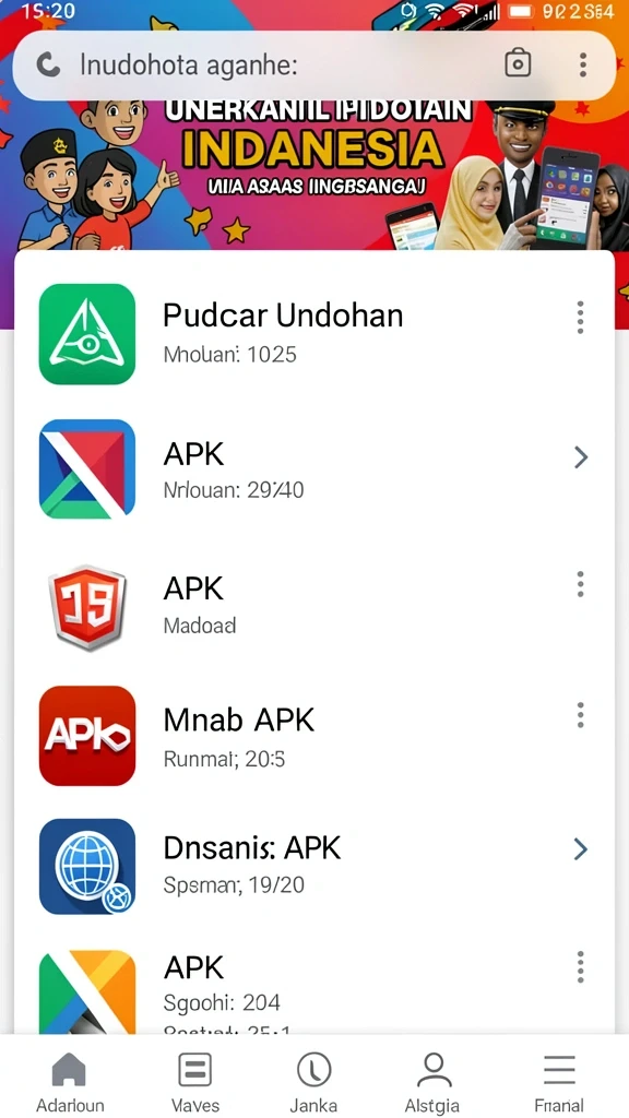 Screenshot menunjukkan beberapa pilihan mesin slot yang tersedia.
