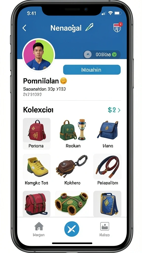 Screenshot pertama menunjukkan tampilan antarmuka permainan yang intuitif.