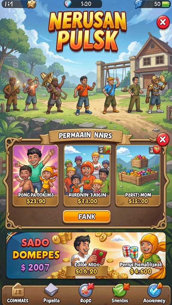 Karakter-karakter unik dengan kemampuan spesial.