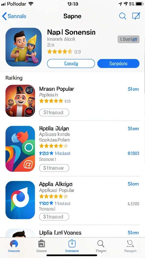 Tampilan antarmuka yang menarik dan intuitif.