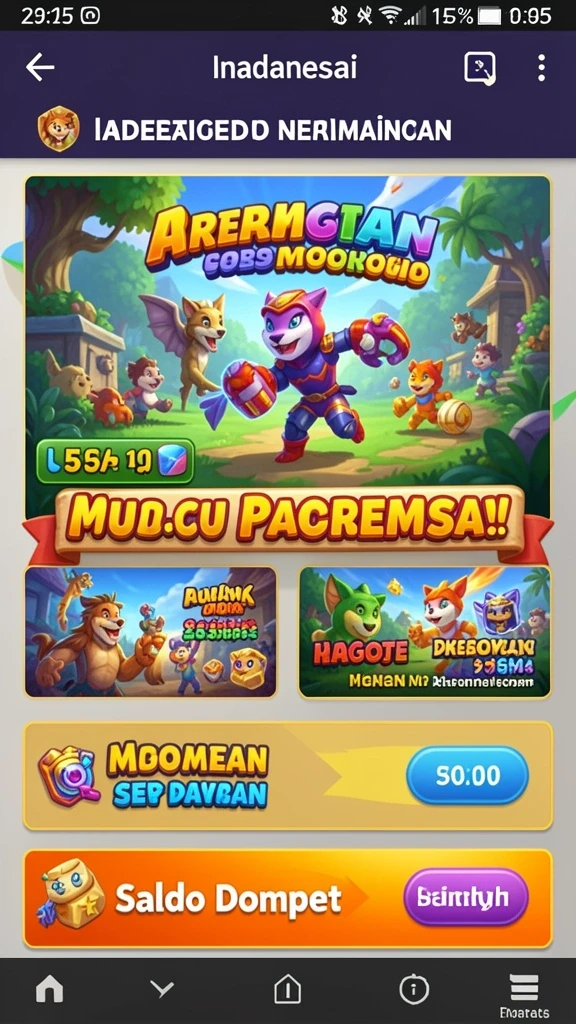 Tangkapan layar menunjukkan karakter utama dalam aksi.