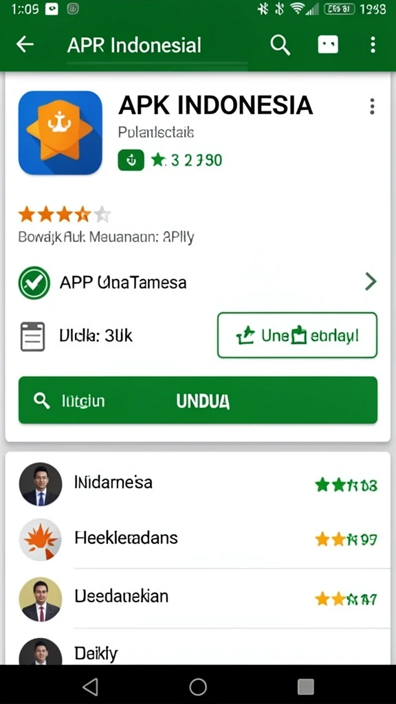 Tampilan antarmuka pengguna yang intuitif dan menarik.