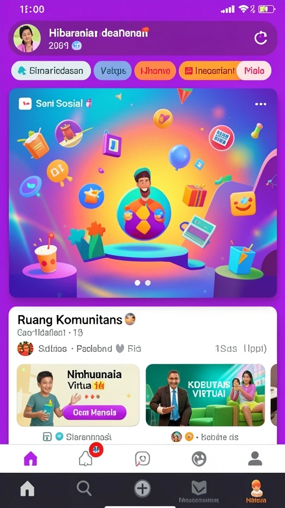Tampilan awal permainan yang memukau.