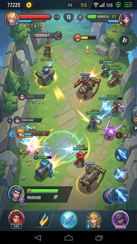 Momen seru saat pemain berkompetisi di mode multiplayer.