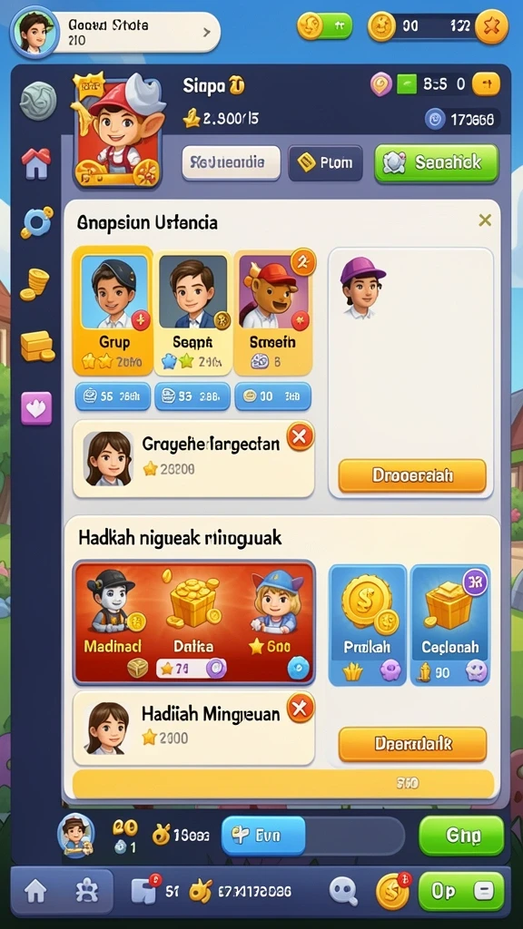 Beragam pilihan teka-teki yang menantang.