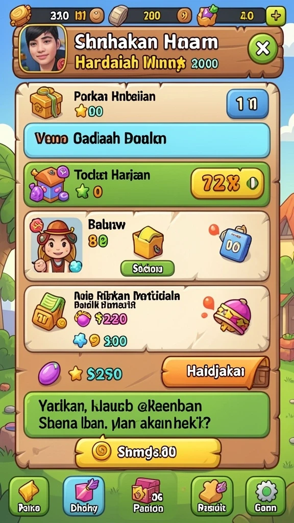 Tampilan antarmuka yang menarik dan mudah digunakan.