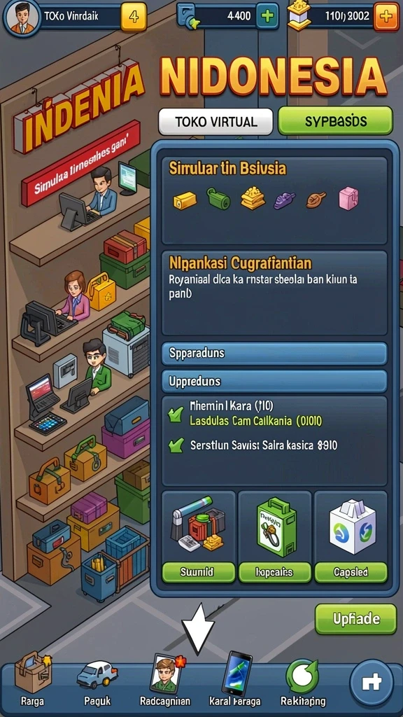 Tampilan antarmuka yang intuitif memudahkan navigasi.